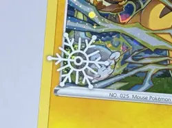 Pokemo Pikachu Holiday Calendar On The Snowflake Stamp SWIRL Promo 049/195 NM/M - Image 2
