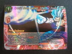 Pre-Release Special Beam Cannon Inherited Power Foil Dragon Ball Super Card | NM - Image 1