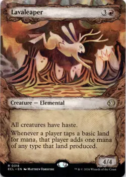 Lavaleaper SHOWCASE Lorwyn Eclipsed Magic MTG NM - Image 1