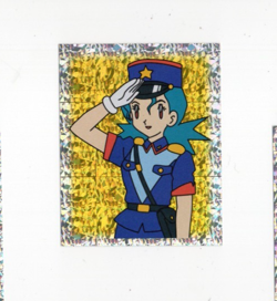 1999 Merlin Pokemon Sticker S32 Jenny Foil Holo Pokemon - Image 1