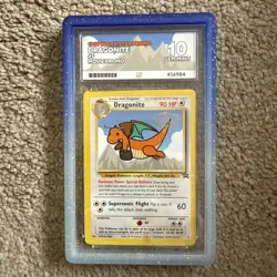 Pokemon Dragonite Black Star Promo #5 the First Movie Promo WOTC ACE 10 💎 - Image 1