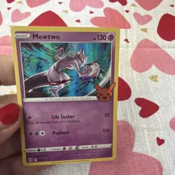 Mewtwo 056/172 Holo Rare Halloween Trick or Trade 2022 Pokemon TCG - Image 2