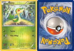 Snivy 1/114 Common Black & White Pokemon MP - Image 3