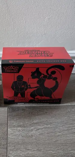 POKEMON CENTER : SCARLET & VIOLET DESTINED RIVALS ELITE TRAINER BOX NEW/SEALED - Image 1