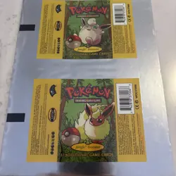 Pokemon Jungle Booster Pack Uncut Foil Australia (Creased Corner) - Image 3