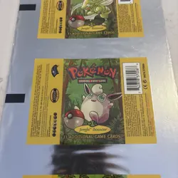 Pokemon Jungle Booster Pack Uncut Foil Australia (Creased Corner) - Image 4