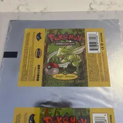 Pokemon Jungle Booster Pack Uncut Foil Australia (Creased Corner) - Image 5