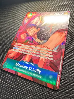 Monkey D. Luffy OP02-041 Alt Art Paramount War - One Piece Card Game English NM - Image 3