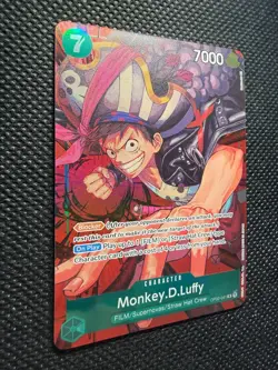 Monkey D. Luffy OP02-041 Alt Art Paramount War - One Piece Card Game English NM - Image 5