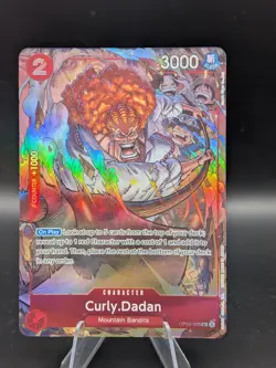 Curly.Dadan OP02-005 SEC Foil Best Selection Promo One Piece Bandai TCG CCG - Image 1