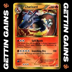 Charizard - 136/135 - Holo Rare - Plasma Storm - Pokemon Card - LP - Image 1
