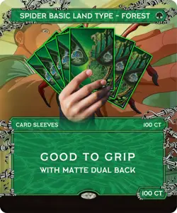 MTG Card Sleeves (Forest) 100 Pcs, Art Sleeves Deck Protector, Matte Back & - Image 4