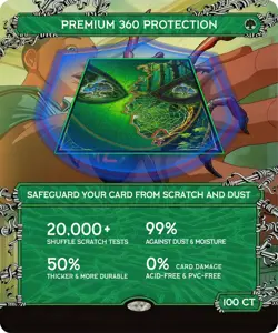 MTG Card Sleeves (Forest) 100 Pcs, Art Sleeves Deck Protector, Matte Back & - Image 5