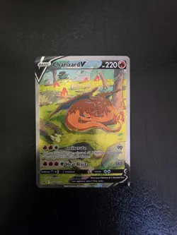 Charizard V SWSH260 Sword & Shield Black Star Promo Pokemon Card - LP - Image 1
