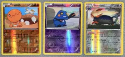 Pokemon Boundaries Crossed Reverse Holo Card Lot x3 Black & White Era NM 💎 - Image 1