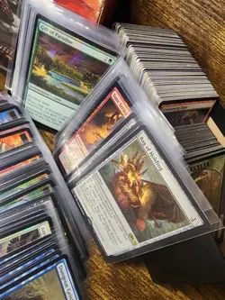 Magic: The Gathering Khans of Tarkir Card Lot w/ Tokens, Box, Force of Virtue - Image 2