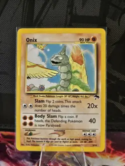 Onix Southern Islands Promo Set 3/18 English Pokemon Card - Image 1