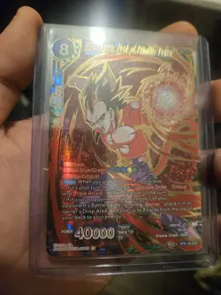 SS4 Vegeta, Peak Of Primitive Power SCR Mythic Alt Art Dragon Ball Super Card NM - Image 3