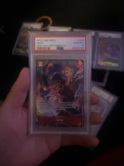 PSA 10 GEM MINT - SANJI Alternate Art OP01-013 - One Piece Romance PRE ERRATA ED - Image 2