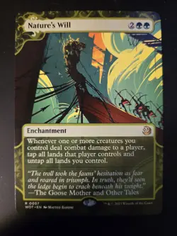 Nature's Will NM Wilds of Eldraine: Enchanting Tales MTG FREE SHIPPING - Image 1