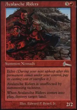 Avalanche Riders PL/MP, English MTG Urza's Legacy - Image 1