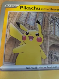 SEALED Pokemon x Natural History Museum Promo - Pikachu At The Museum Promo Card - Image 3