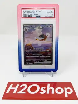 Pokemon 151 Japanese Charizard 201/165 Special Art Rare PSA 10 - Image 1