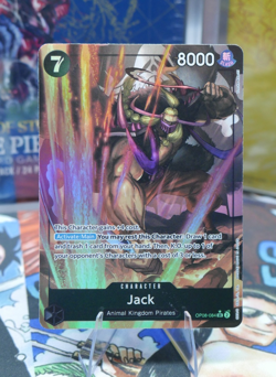 One Piece Card Game Two Legends Jack Alt Art SR OP08-084 English Parallel - Image 1