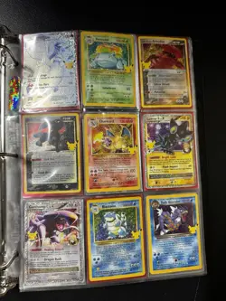 Pokemon Celebrations Master Set Nm + Promos 66 Cards 3 Jumbo Cards With Binder - Image 1