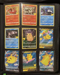 Pokemon Celebrations Complete Master set 50/50 With Binder + Promos - Image 1