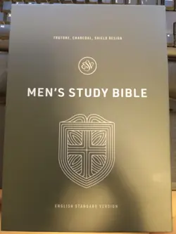 ESV Men's Study Bible (TruTone, Charcoal, Shield Design) by Alistair Begg (2025, 9781433599675 - Image 1