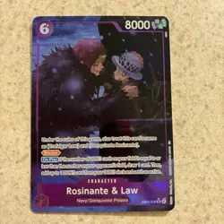One Piece Card Game Rosinante & Law (Alternate Art) EB04-038 SR English - Image 1