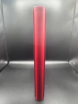 BCW Red Gaming Card Z-Folio Zippered LX Leatherette Album with 12 Pocket Pages - Image 4