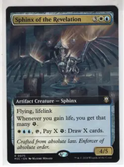 MTG Modern Horizons 3 Commander Rare Card #0075 Sphinx Of The Revelation - Image 1