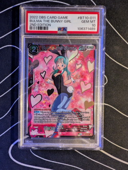 Dragon Ball Super Card Game Bulma The Bunny Girl 2022 PSA 10 - Image 1