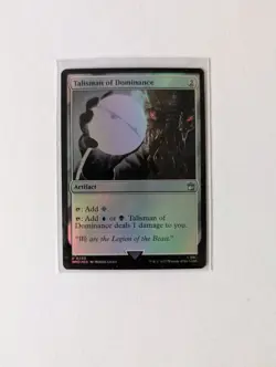 MTG Talisman of Dominance Foil Doctor Who U 0250 Magic Gathering - Image 1