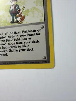 Pokemon Trader 77/102 MP Base Set Trainer Rare TCG 1999 - Image 4