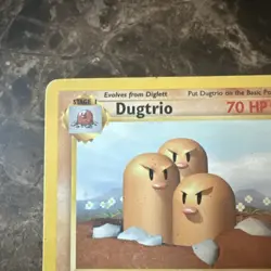 Pokemon TCG Dugtrio Base Set 19/102 Regular 1999 70 HP Rare Stage 1 - Image 3
