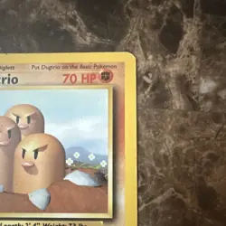 Pokemon TCG Dugtrio Base Set 19/102 Regular 1999 70 HP Rare Stage 1 - Image 4