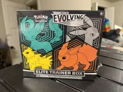 🔥 Pokemon Evolving Skies ETB Elite Trainer Box Sword Shield, Sealed, Small Tear - Image 1