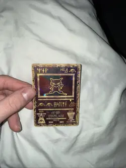 Ancient Mew Holo Promo Pokemon TCG Slight Crease In The Top - Image 1