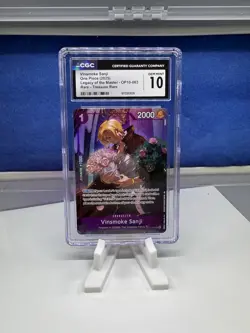 Vinsmoke Sanji OP10-063 Treasure Rare Legacy of the Master One Piece CGC 10 Gem - Image 1