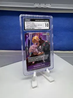 Vinsmoke Sanji OP10-063 Treasure Rare Legacy of the Master One Piece CGC 10 Gem - Image 2