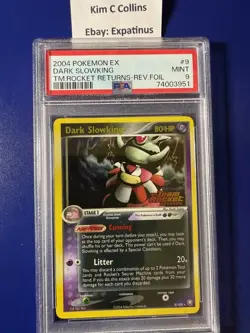 Pokemon Dark Slowking #90 PSA 9 EX Team Rocket Returns Stamped Reverse Holo - Image 1
