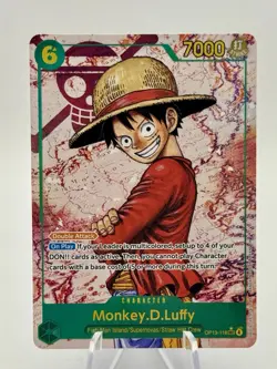 One Piece TCG Monkey D Luffy OP13-118 SEC Alt Art English Near Mint - Image 1