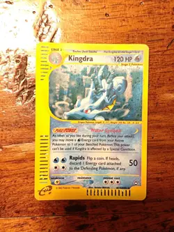 KINGDRA H14/H32 HOLO Skyridge English Pokemon Rare Card Near-Mint - Image 2