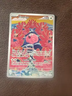 Pokemon Card TCG Flamigo 227/193 Holo Illustration Rare Paldea Evolved Art - Image 1