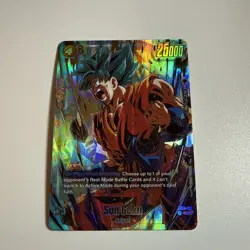 Son Goku 1st Anniversary FB02-119 English SR Fusion World Promo Card Dragon Ball - Image 1