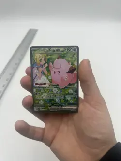 Pokemon TCG Journey Together Lillie's Clefairy EX Holo Card 184/159 - Image 1