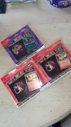 ⭐ 3 x Pokemon Ascended Heroes Tech Sticker Collection | Gastly & Charmander 🆕 - Image 1